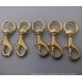 Nickle Plated Brass Snap Hook with Swivel Hook